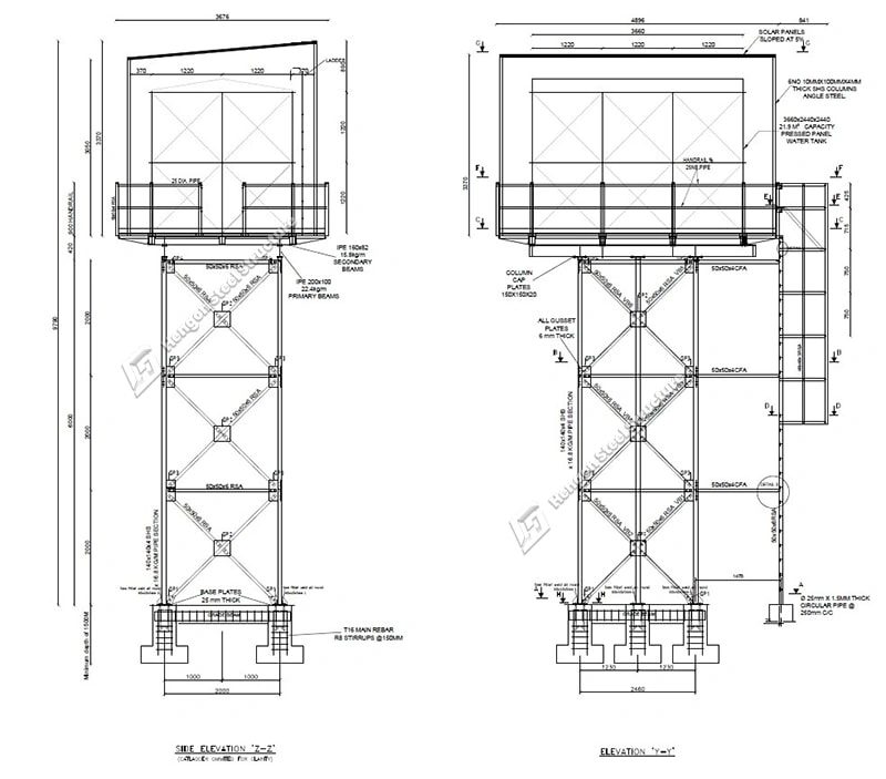 Torre de estructura de acero de Kenia