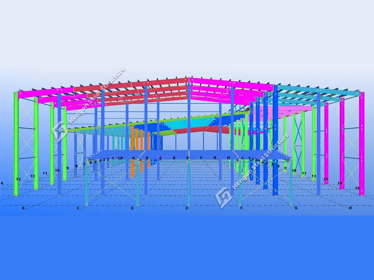 Filipinas - Taller de estructuras metálicas prefabricadas para alimentos de camarones