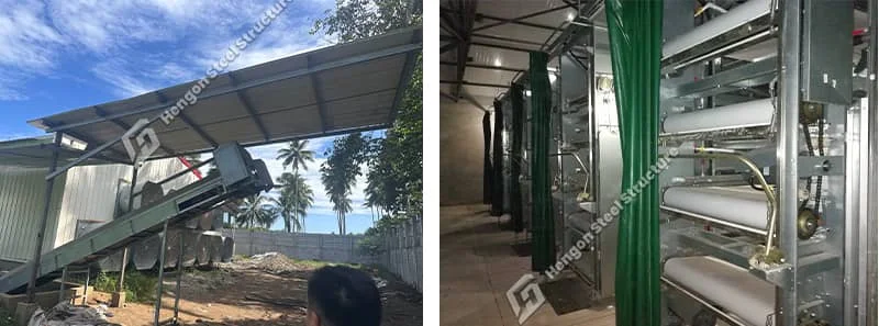 Sistema de limpieza de estiércol Sistema de limpieza de estiércol