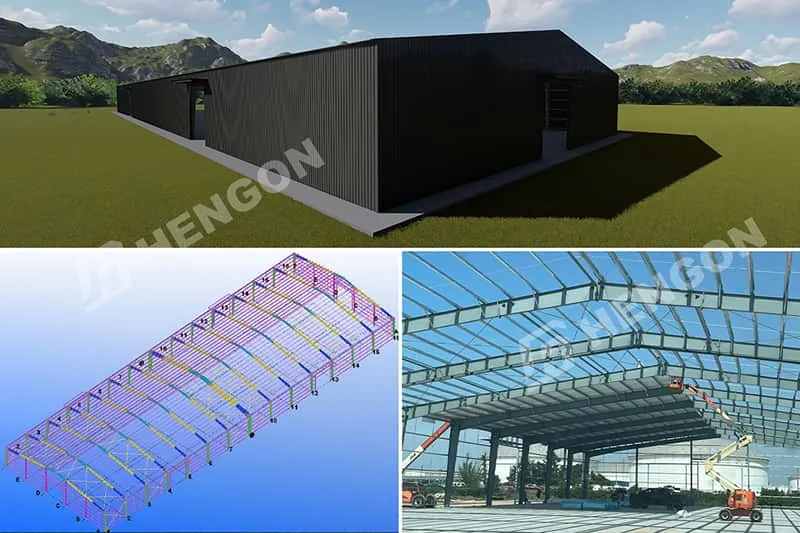 Instalación de almacenamiento en frío con estructura de acero para el mercado de Bangladesh