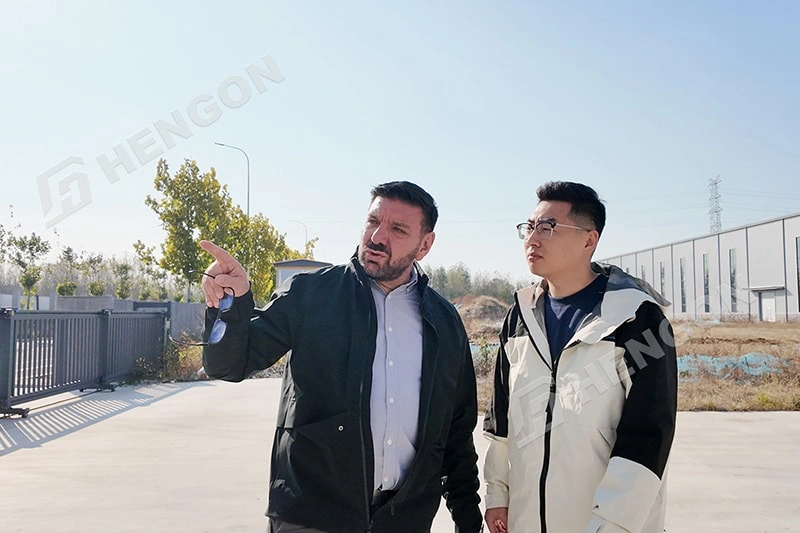 Cliente griego visita a Hengon para discutir el proyecto y la futura cooperación